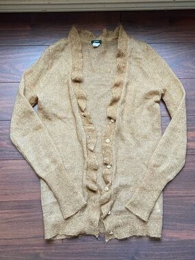 JCREW Mohair Wool Blend Tan Sweater Women S
